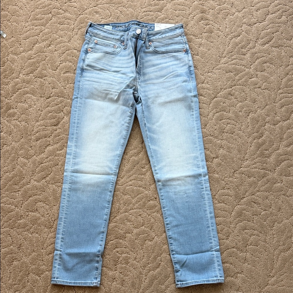 American Eagle Outfitters Airflex 360 Light Blue Jeans